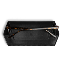 Load image into Gallery viewer, Fox & Leo Glasses Case - Black