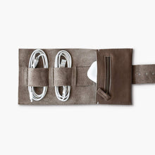 Load image into Gallery viewer, Afternoons With Albert Cord Roll - Grey Leather