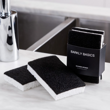 Load image into Gallery viewer, Black And White Scourer Sponge