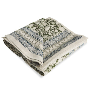 Forage Pure Linen Tablecloth Forest 150x270cm