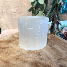 Load image into Gallery viewer, Selenite Tea Light Holder