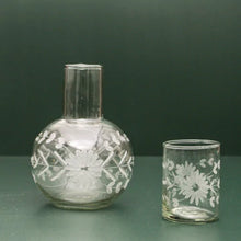 Load image into Gallery viewer, Jaipur Etched Carafe & Tumbler Set