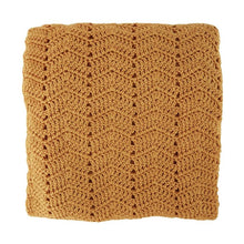 Load image into Gallery viewer, Handmade Crochet Blanket - Cinnamon