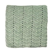 Load image into Gallery viewer, Handmade Crochet Blanket - Sage
