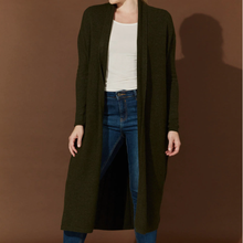 Load image into Gallery viewer, Virtue Maxi Cardigan ONE SIZE - Evergreen