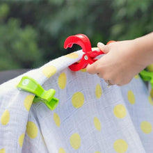 Load image into Gallery viewer, Pram Pegs 4pk - Black/White