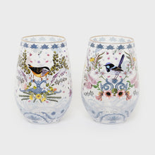 Load image into Gallery viewer, Glass Tumblers S/2 - Enchanted Garden
