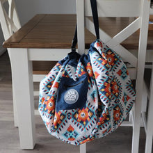 Load image into Gallery viewer, Play Pouch Aqua Pouch - Aztec