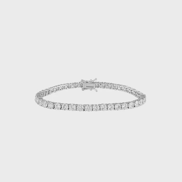 Tennis Bracelet Silver Large