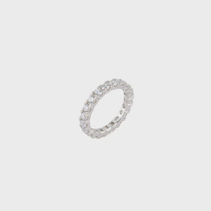 Eternity Ring Silver Size L