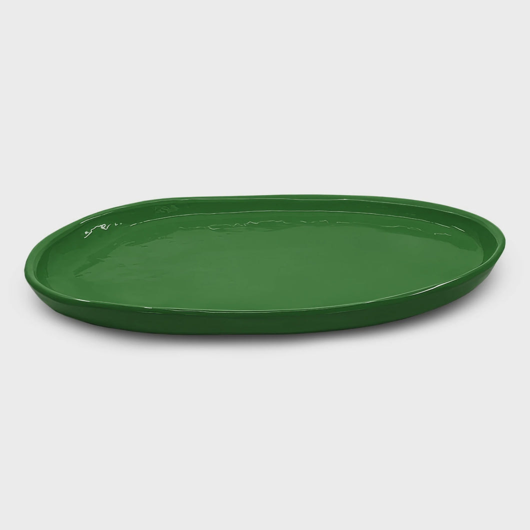 Small Oval Platter - Basil