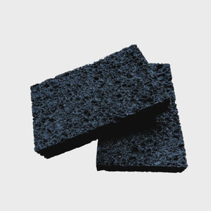 Black Compressed Cellulose Sponge 4pk