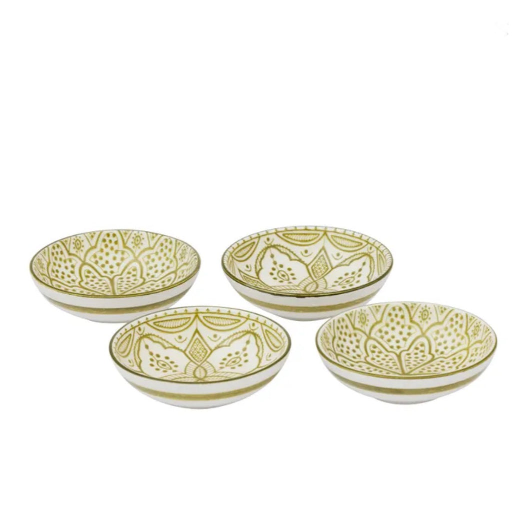 Ava Ceramic Dish 10x2cm Olive (Single Ass.)