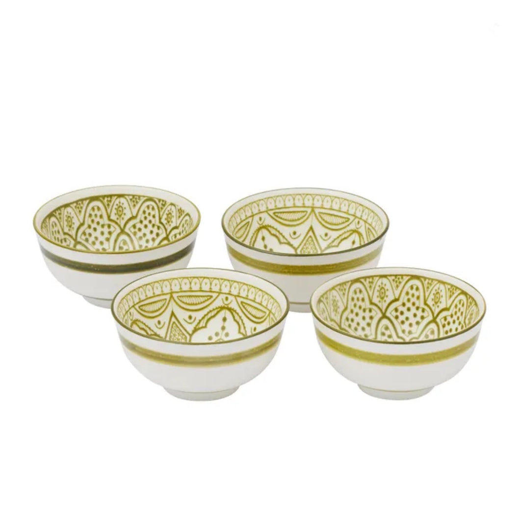 Ava Ceramic Bowl 9.5x5cm Olive (Single Ass.)