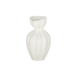 Clara Ceramic Vase 17x17x29.5cm Ivory
