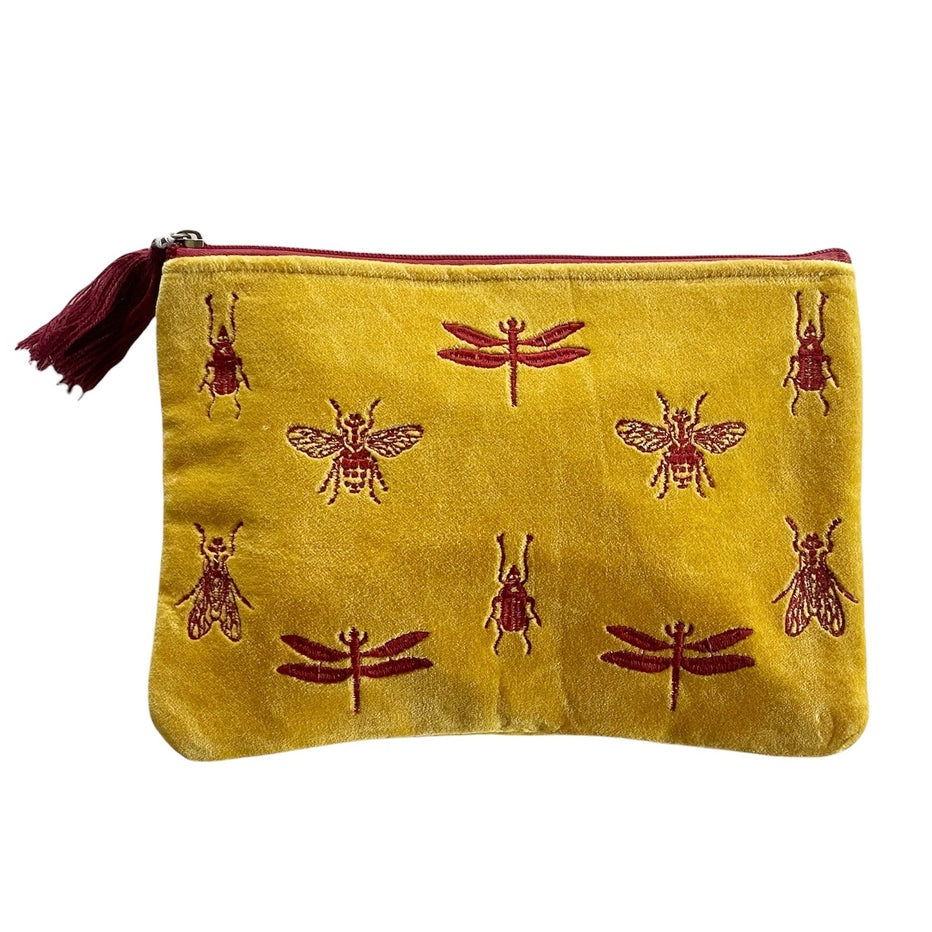 Velvel Dragonfly Pouch Mustard