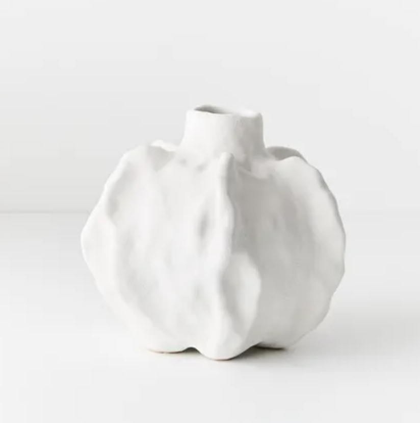 Vase Reef White 16x18cm