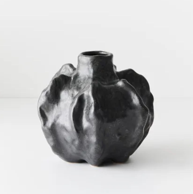 Vase Reef Black 16x18cm