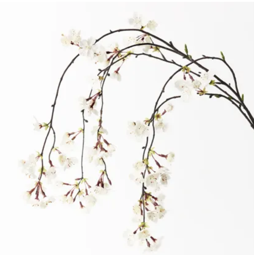 Blossom Cherry Hanging White 120cm