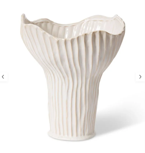 Valerie Vase White Wash 27x26x32cm