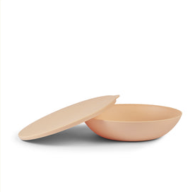 Serving Bowl With Lid - The Round|Small - Peach