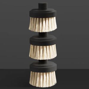 The ONE BRUSH Replacement Brush Heads 3pk - Black