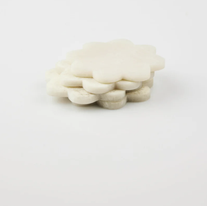 Resin Coasters S/4 - Off White