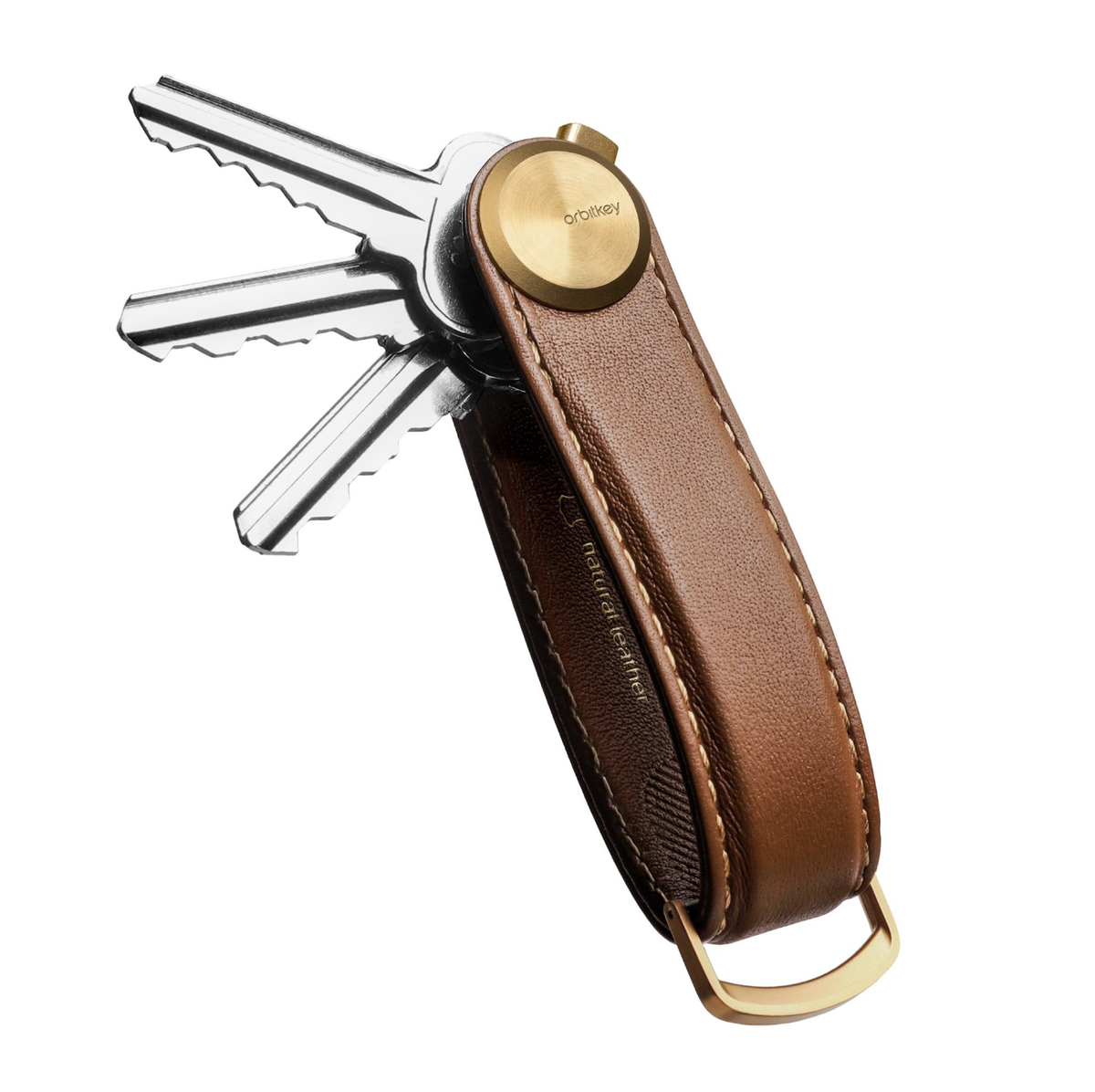 Orbitkey Pro - Leather - Cedar – Made on Earth