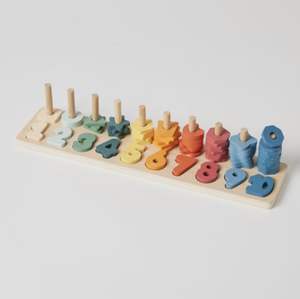 Counting Wooden Stacker