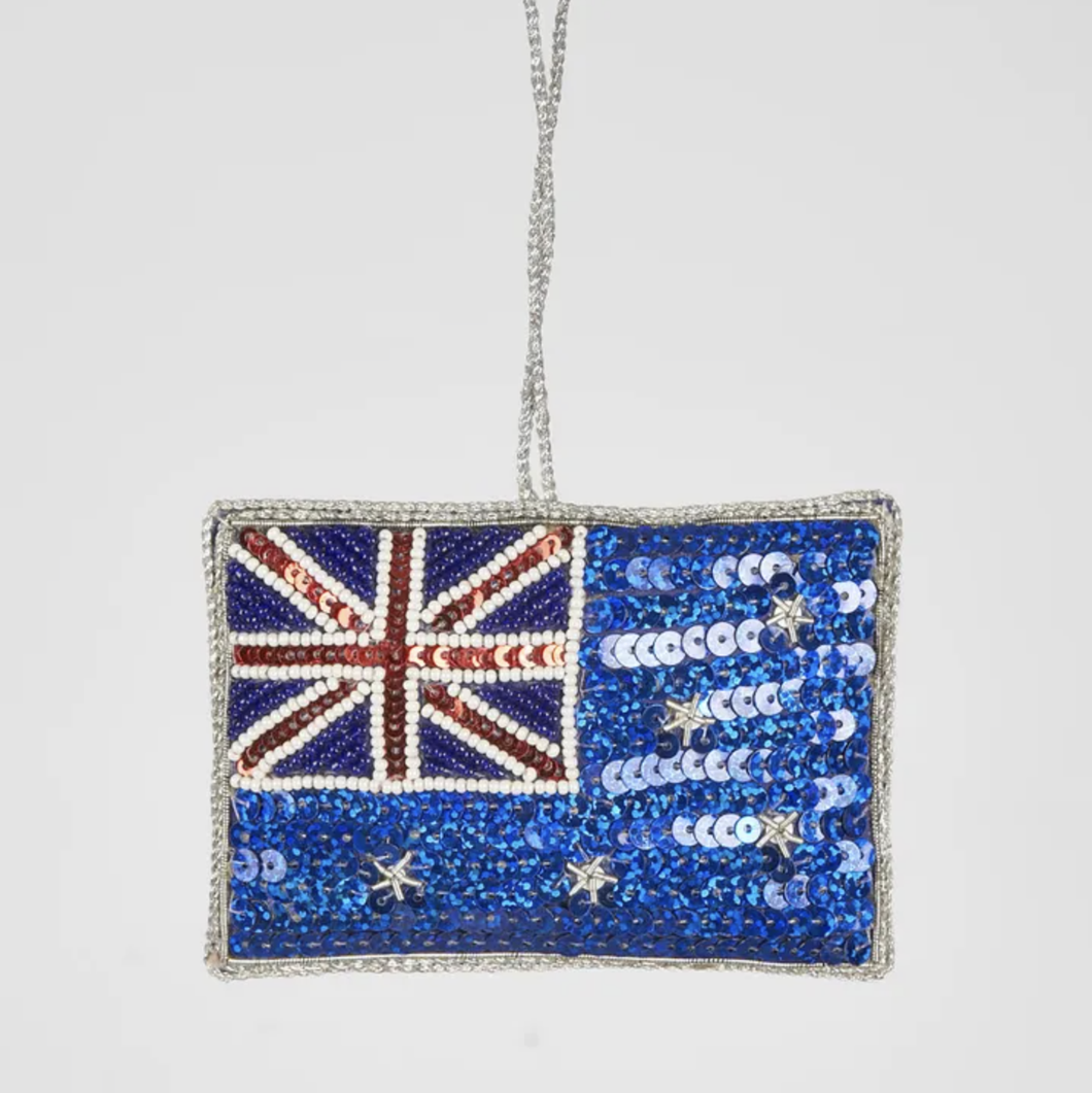 Aussie Flag Forever Sequin Decoration