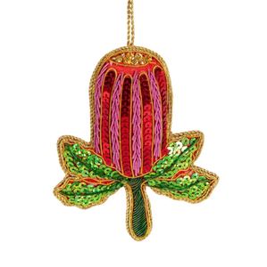 Banksia Beauty Sequin Tree Decoration