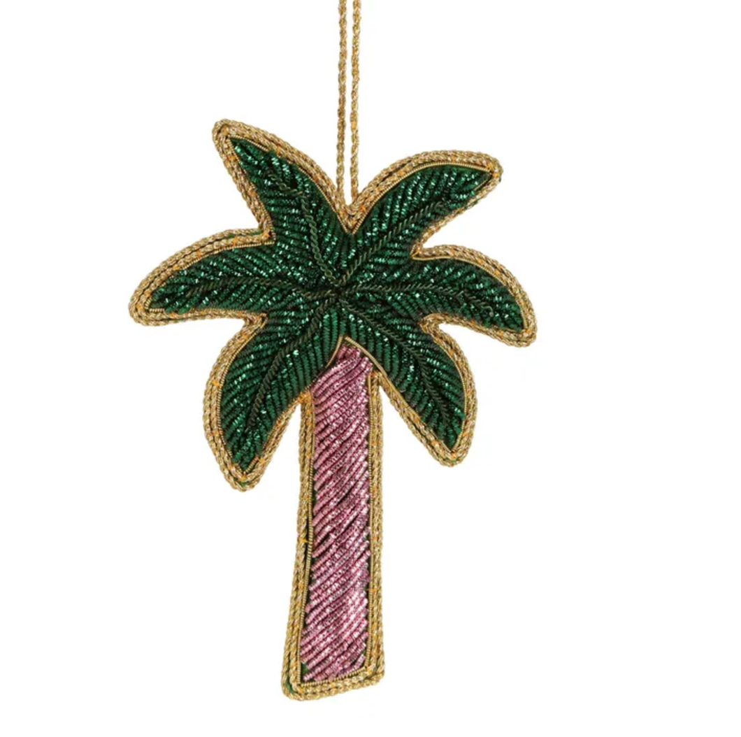 Brissie Palm Tree Hanging Tree Decoration Xmas