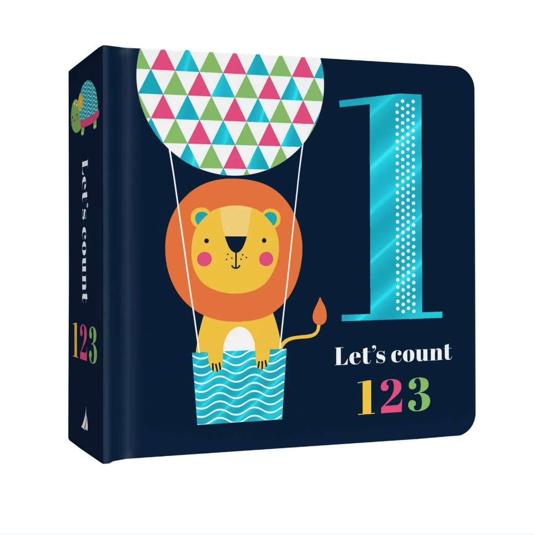 Chunky Foil Board Book - Let's Count 123