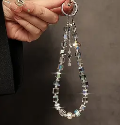 Crystal Phone Wrist Strap
