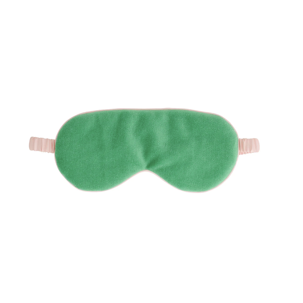 Eye Mask Cosy Luxe Velvet - Meadow Green
