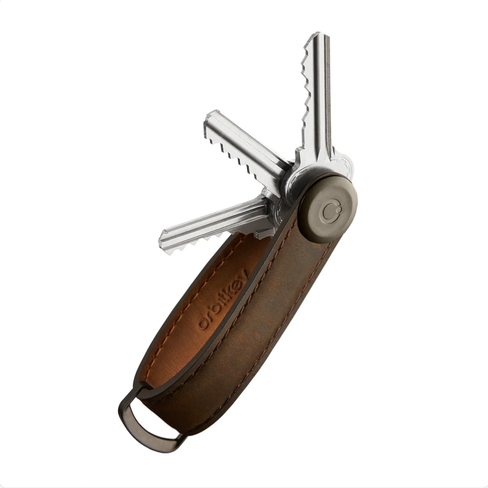 Orbitkey Crazy Horse Leather Oak Brown/Brown