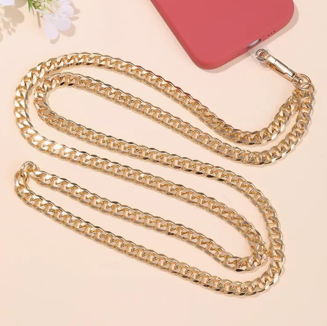 Chunky Gold Phone Chain