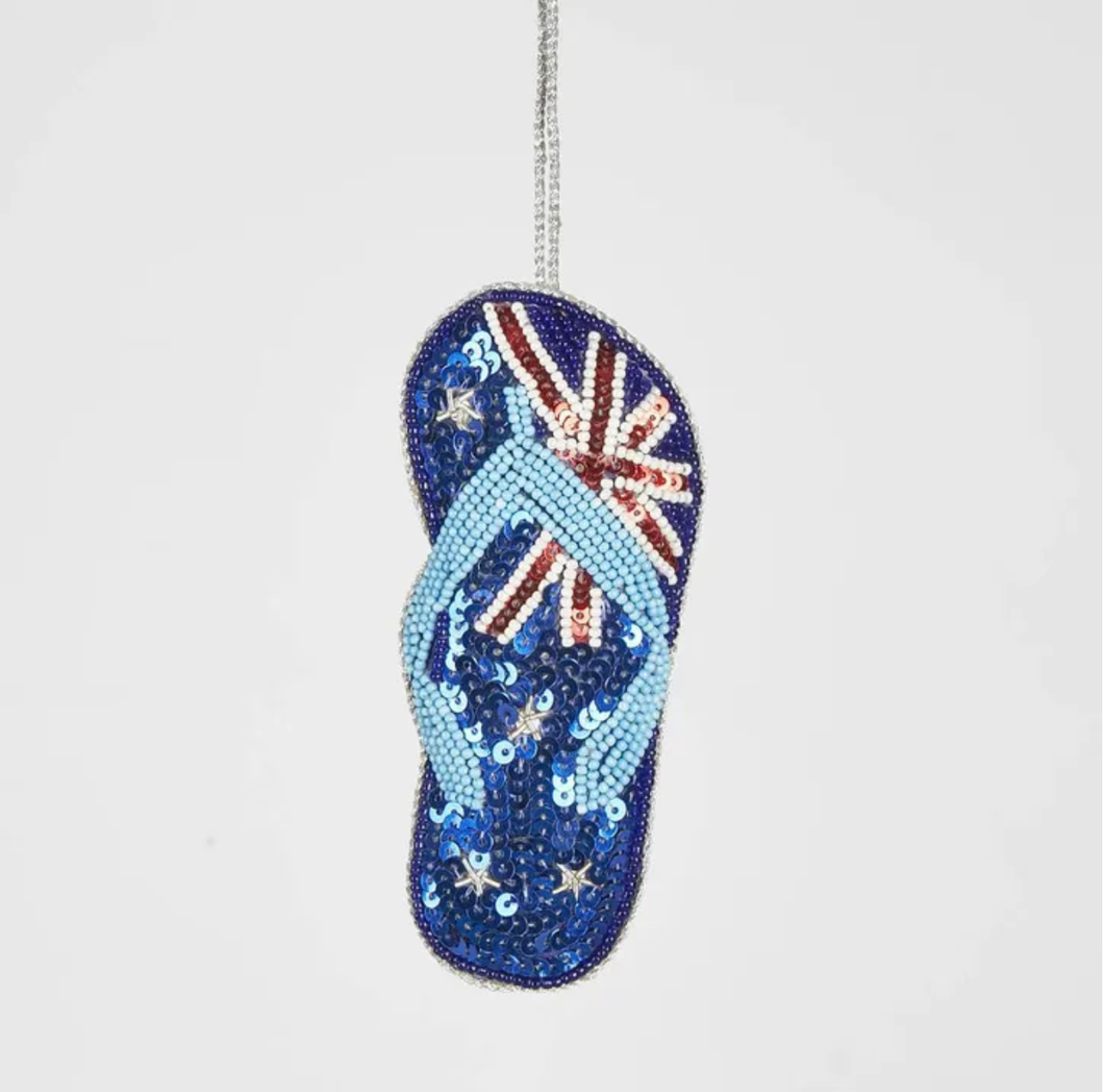 Aussie Thong Hanging Ornament