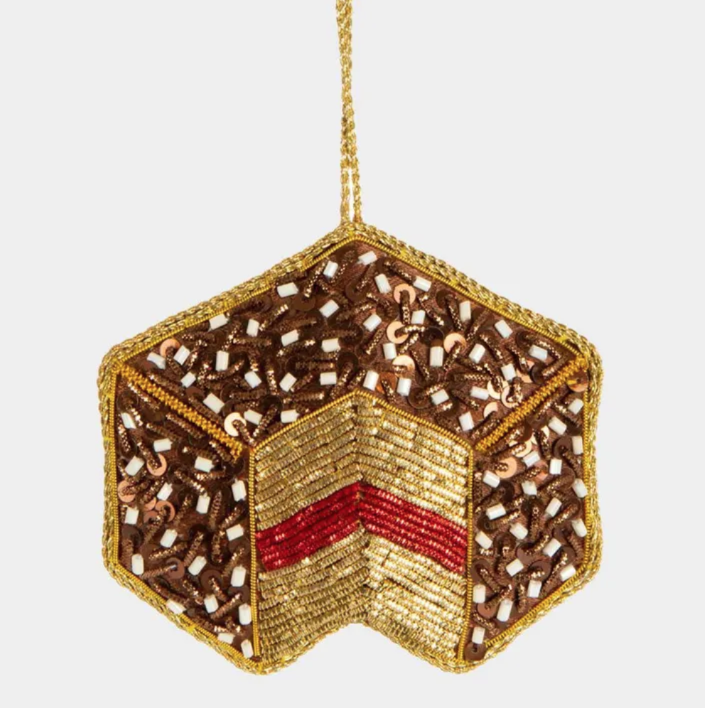 Lamington Sequin Tree Decoration