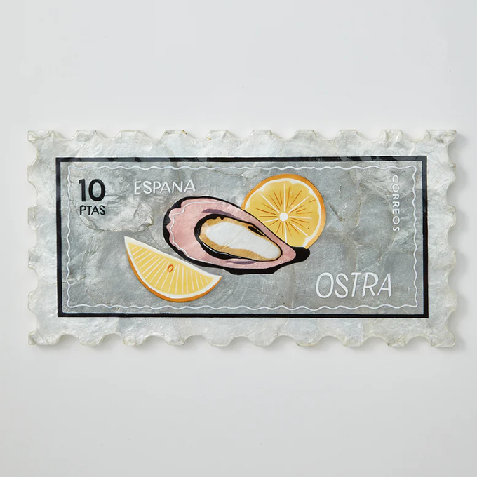 Oyster Stamp 30x16cm