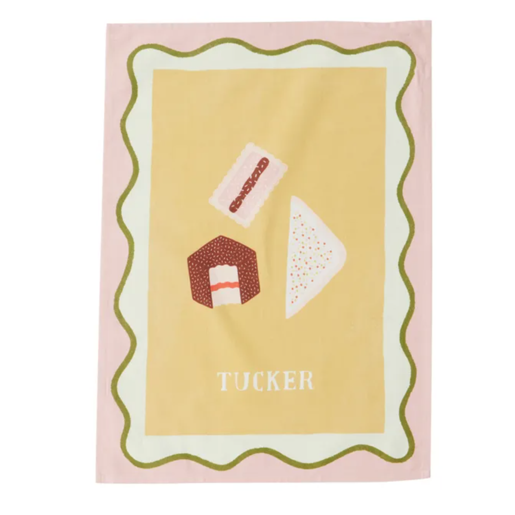 Tucker Cotton Tea Towel 50x70cm Mustard