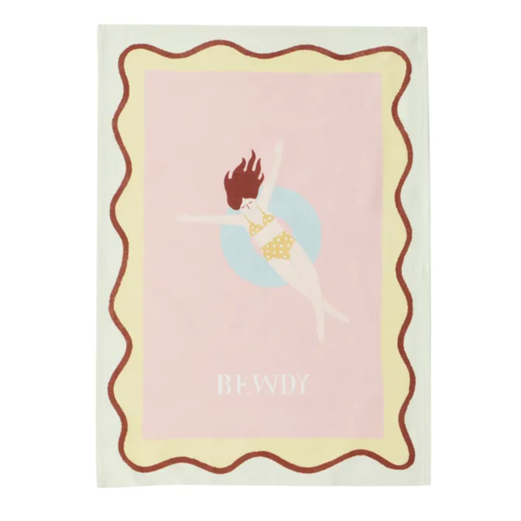 Bewdy Cotton Tea Towel 50x70cm Pink