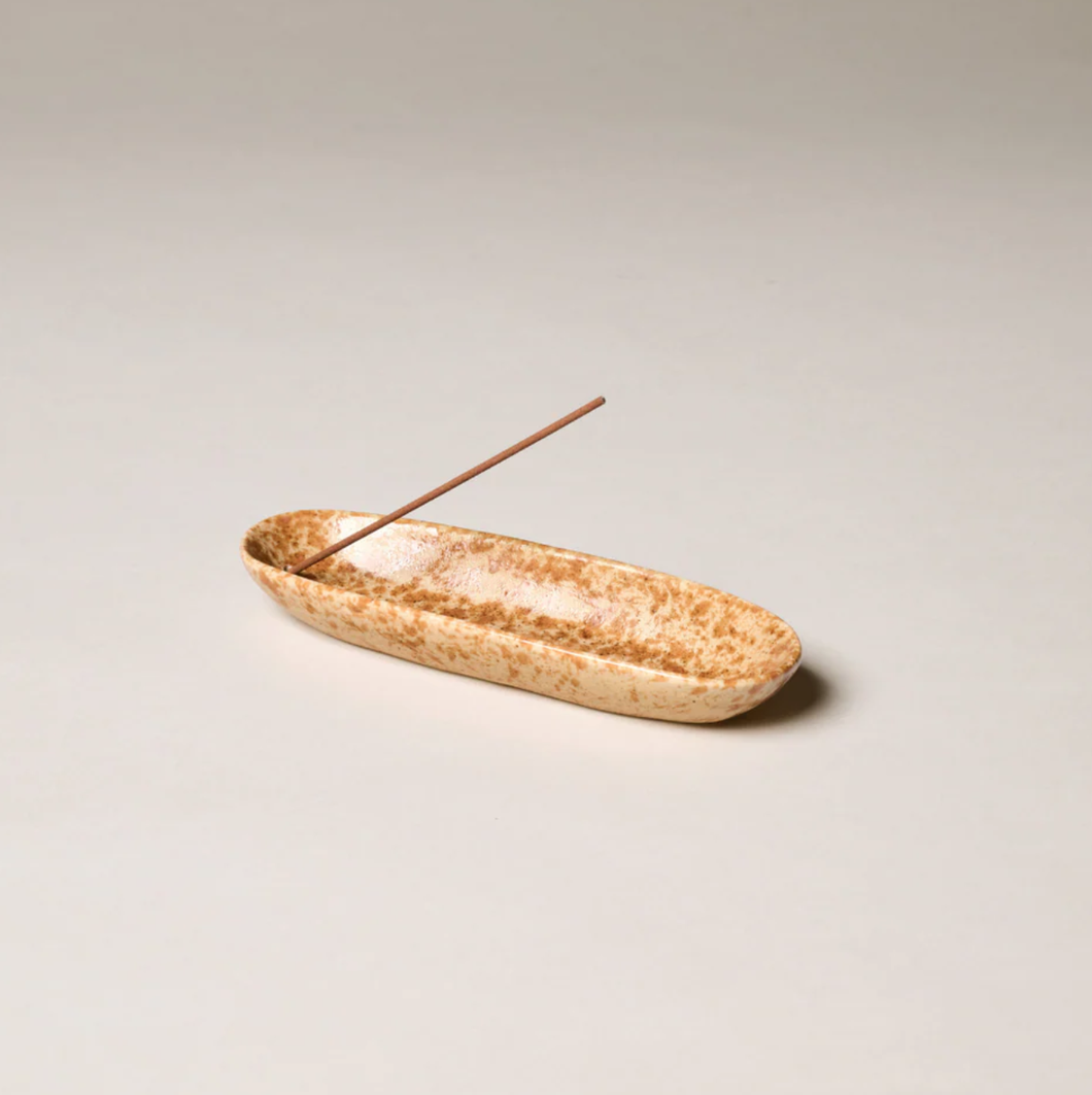 The Collector Ceramic Incense Holder - Brown