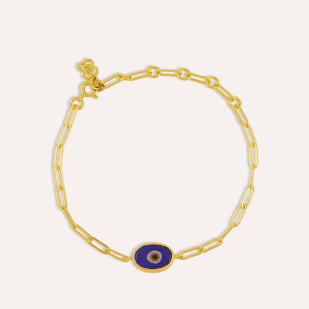 Alara Navy Evil Eye Bracelet