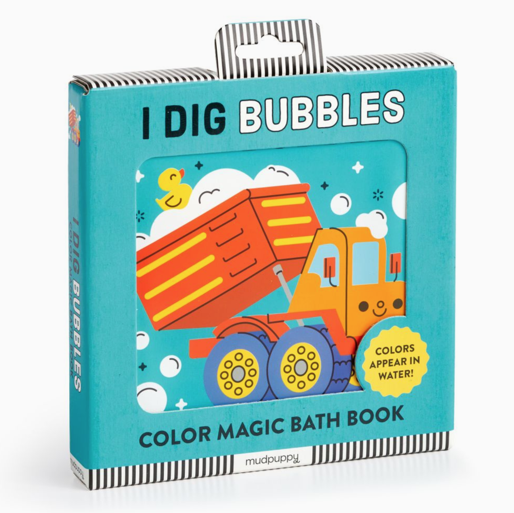Mudpuppy Magic Bath Book - I Dig Bubbles
