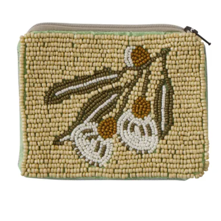 Pippa Beaded Coin Purse 12x9cm Multi