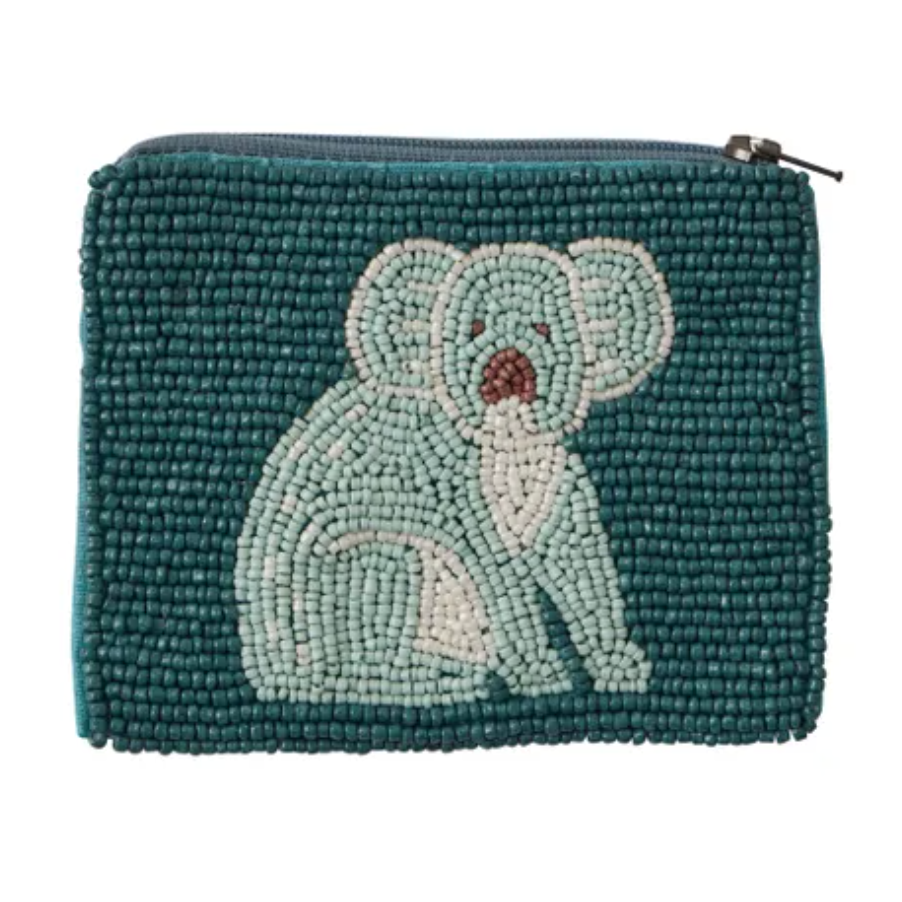 Blinky Beaded Coin Purse 12x9cm Multi