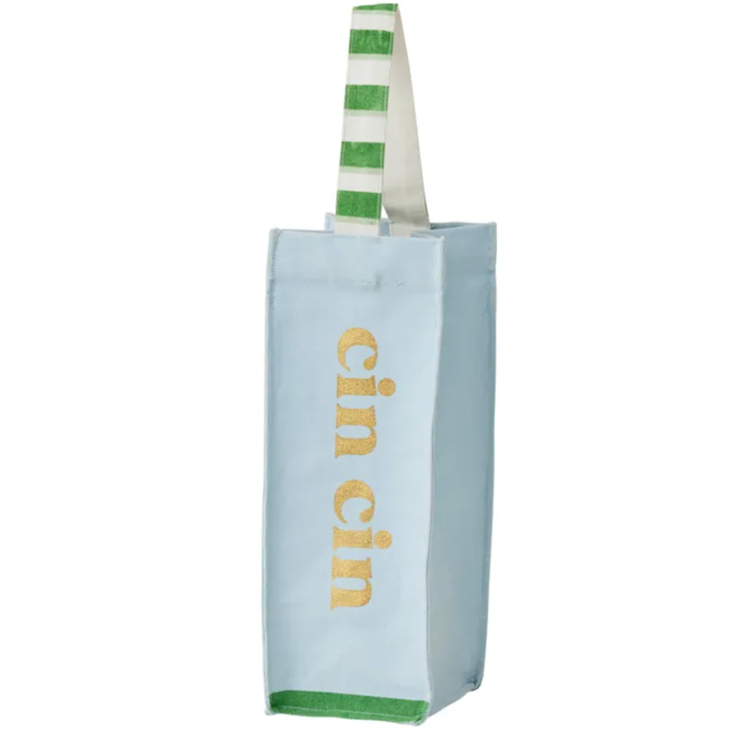 Cin Cin Cotton Bottle Bag 10x32cm
