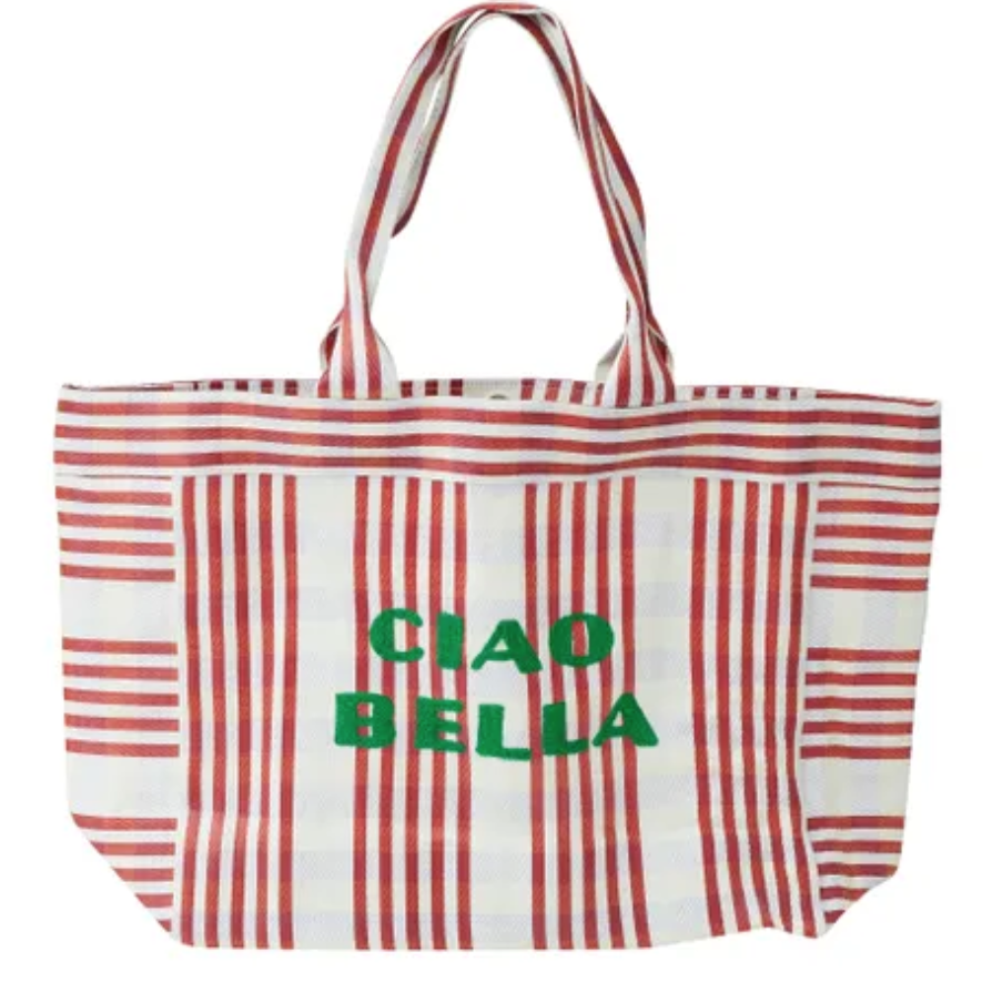 Ciao Recycled Lge Tote 56x16x34cm Red