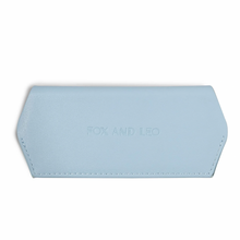Load image into Gallery viewer, Fox &amp; Leo Glasses Case - Sky Blue
